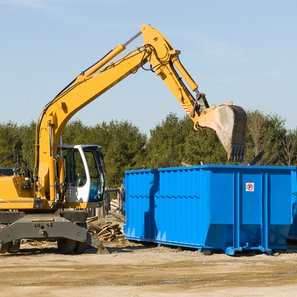 what happens if the residential dumpster is damaged or stolen during rental in Beckham County